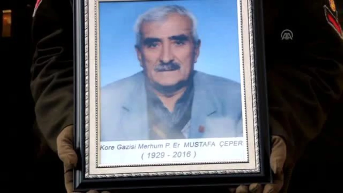 Kore Gazisi Mustafa Çeper, Son Yolculuğuna Uğurlandı