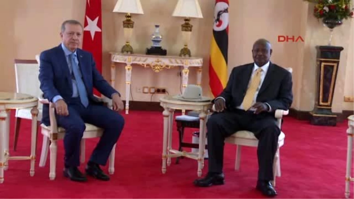 Cumhurbaşkanı Erdoğan, Ugandalı Mevkidaşı Yoweri Museveni ile Görüştü