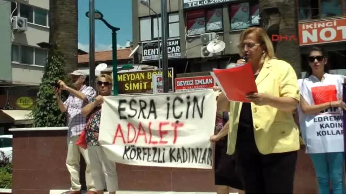 Edremit Kadınlar Esra Gövem İçin Yürüdü