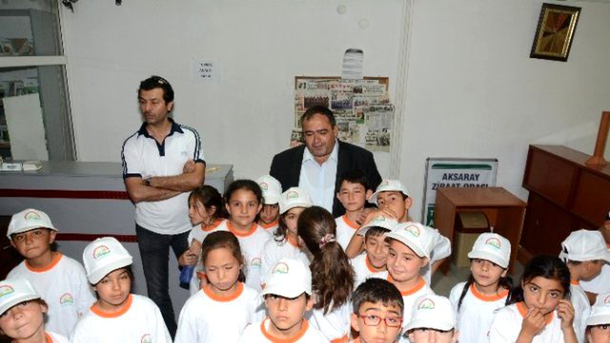 Minik Öğrencilerden Ziraat Odası\'na Ziyaret