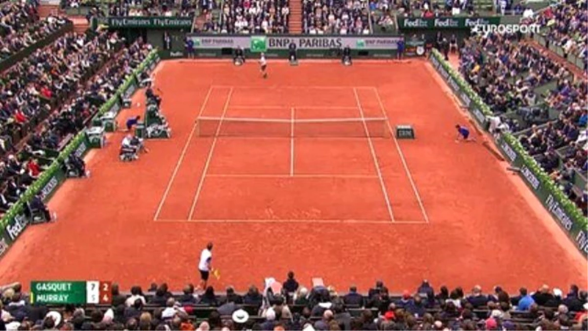 Roland Garros: Richard Gasquet - Andy Murray (Özet)