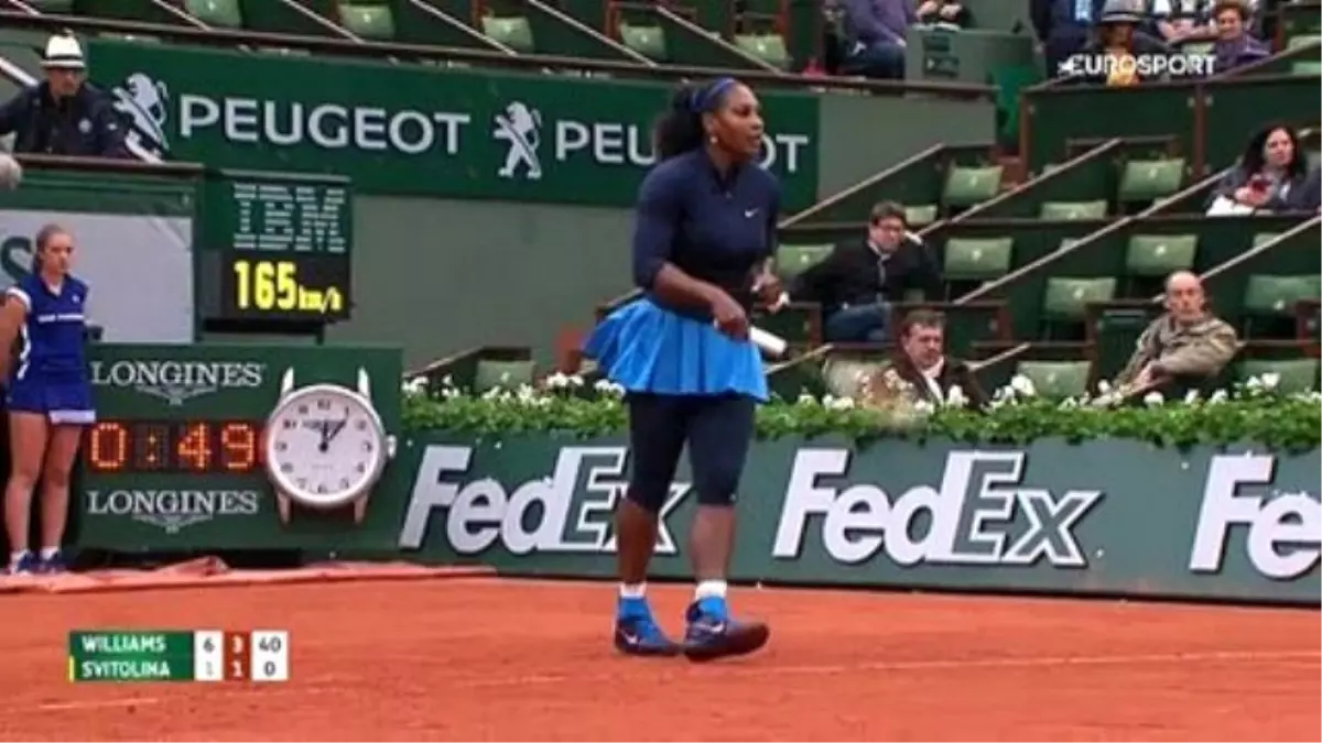 Roland Garros: Serena Williams - Svitolina (Özet)