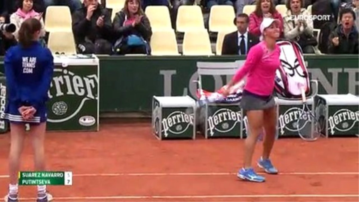 Roland Garros: Suarez Navarro - Putintseva (Özet)