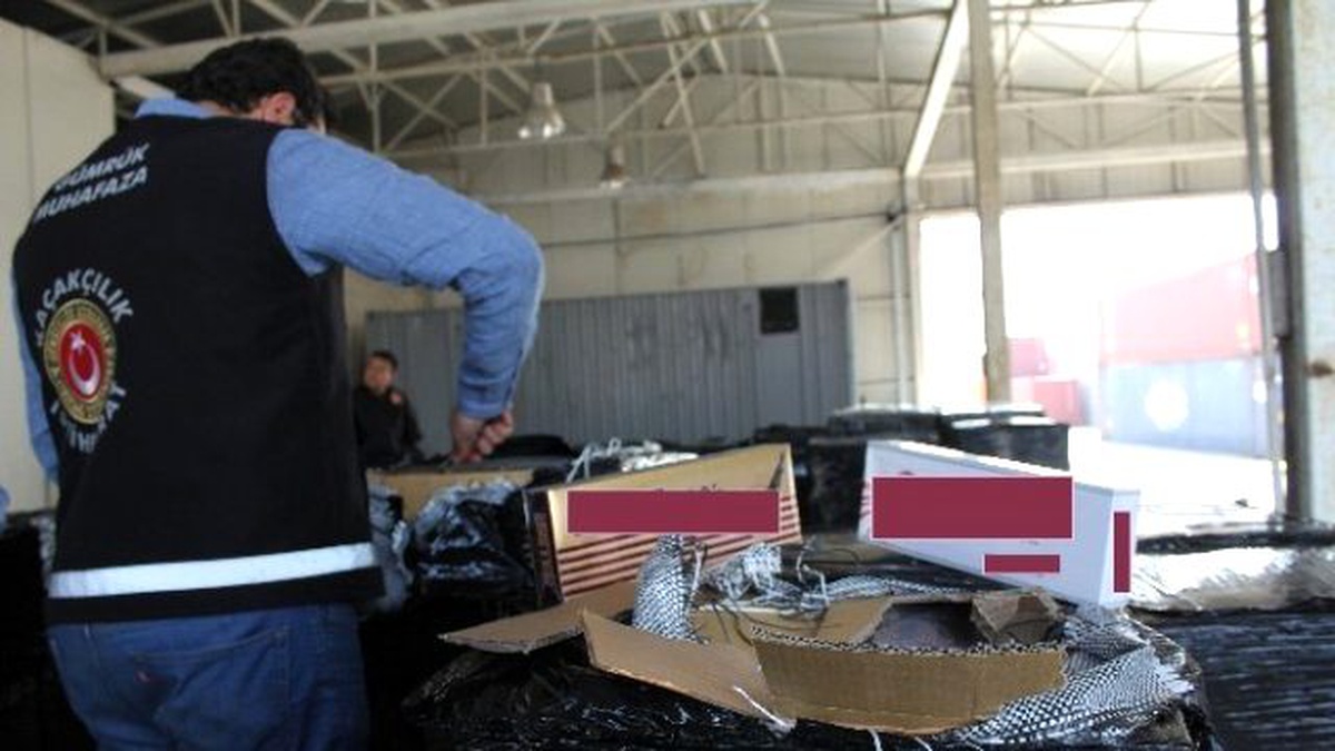 1 Milyondan Fazla Kaçak Sigara Yakalandı