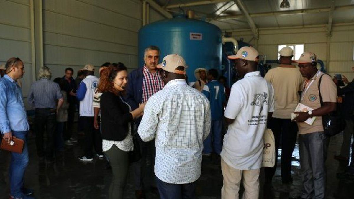 Afrikalı Heyetten Koski Atıksu Arıtma Tesisi\'ne Ziyaret