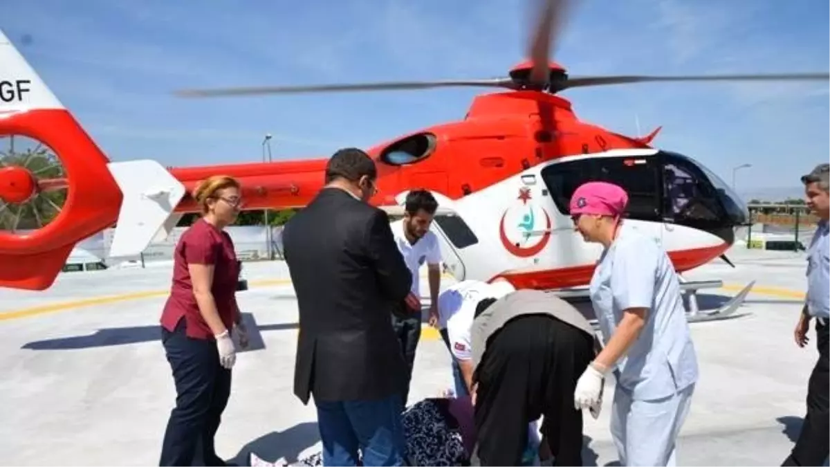 Devlet Hastanesi\'nin Helikopter Pisti Faaliyete Geçti