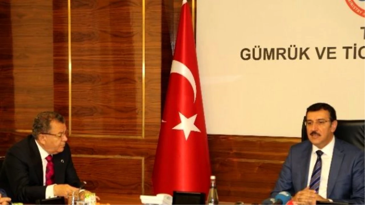 Gümrük ve Ticaret Bakanı Tüfenkci, ATO Başkanı\'nı Kabul Etti