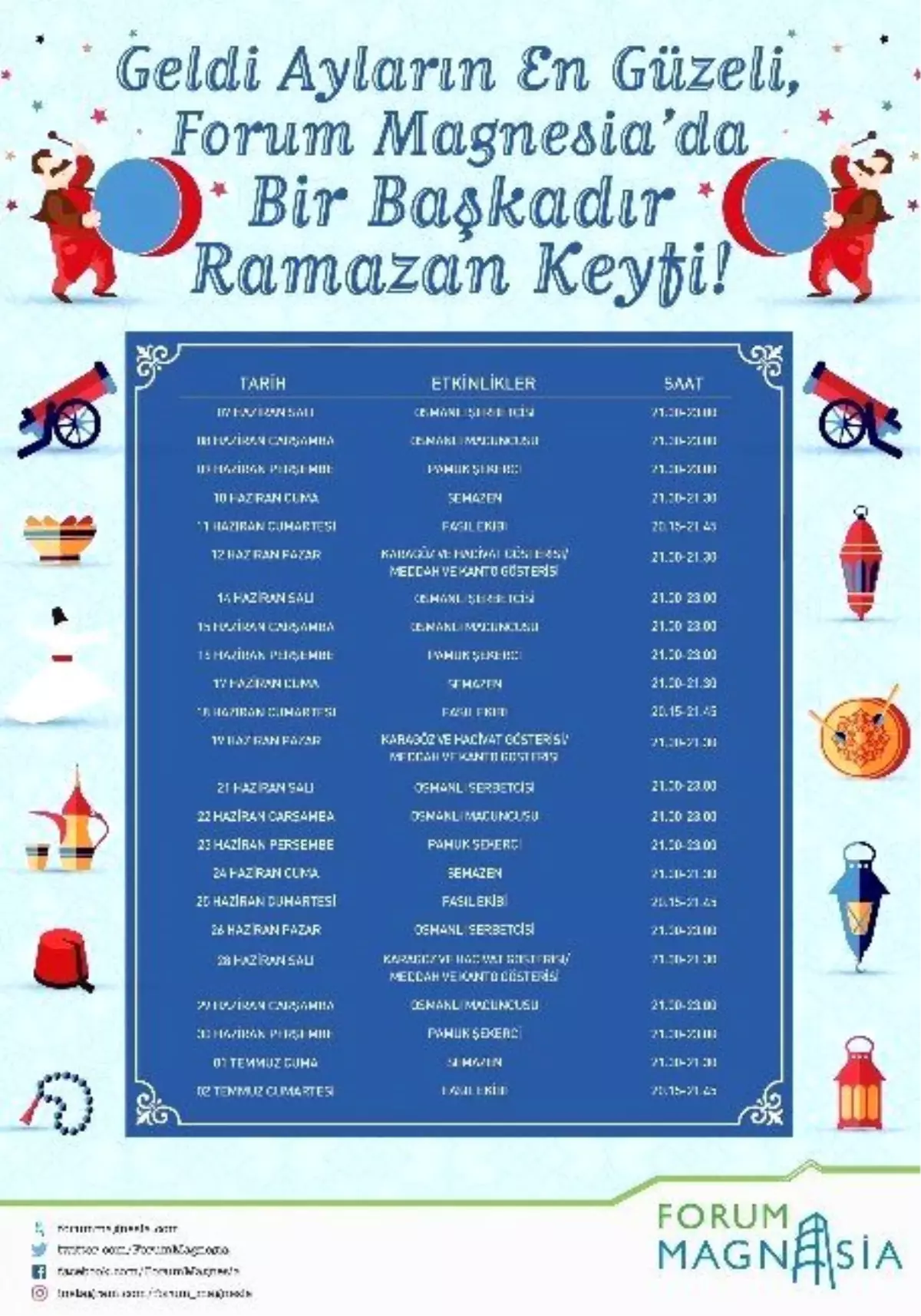 Ramazan Coşkusu Forum Magnesia\'da Yaşanacak