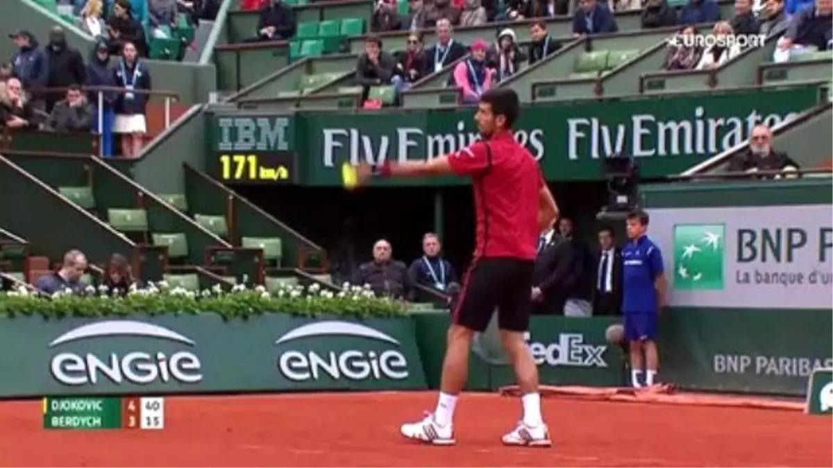 Roland Garros: Novak Djokovic - Tomas Berdych (Özet)