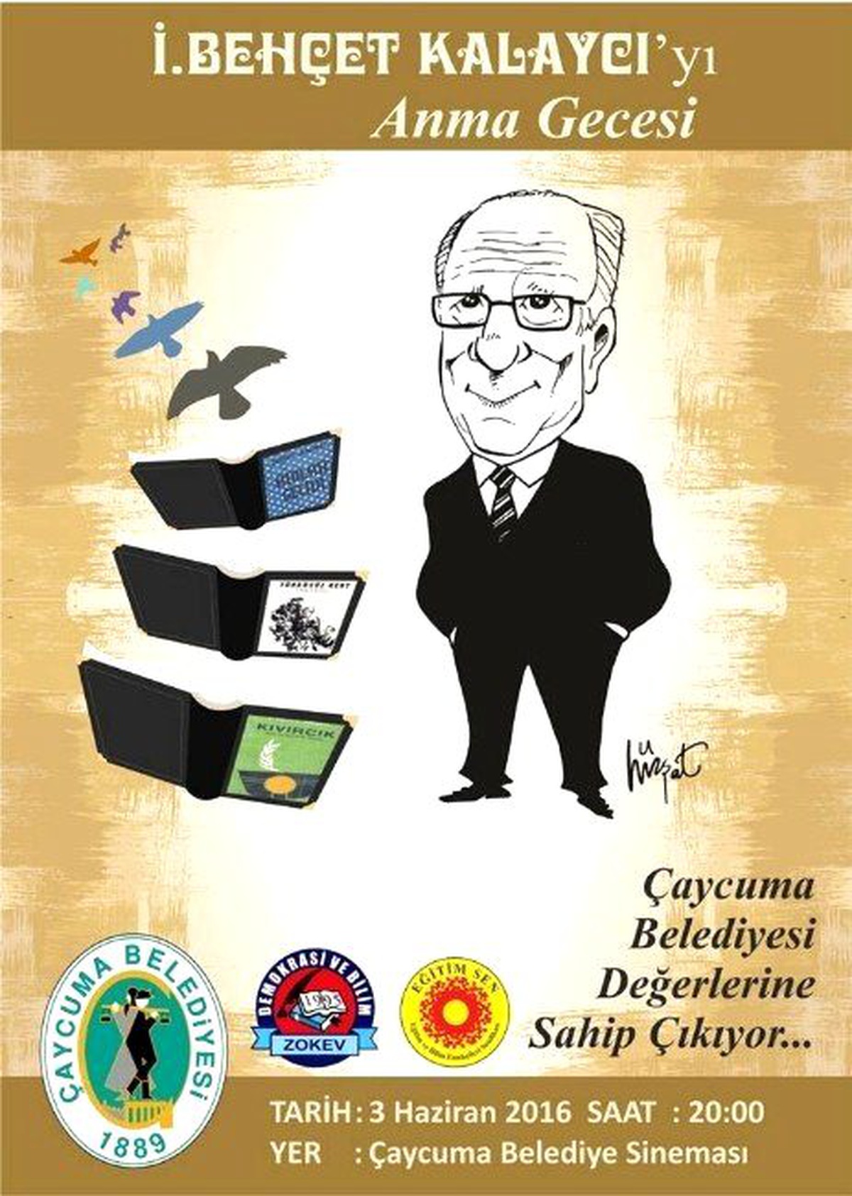 Şair-yazar Behçet Kalaycı İçin Düzenlenen Saygı Gecesinin Programı Belli Oldu
