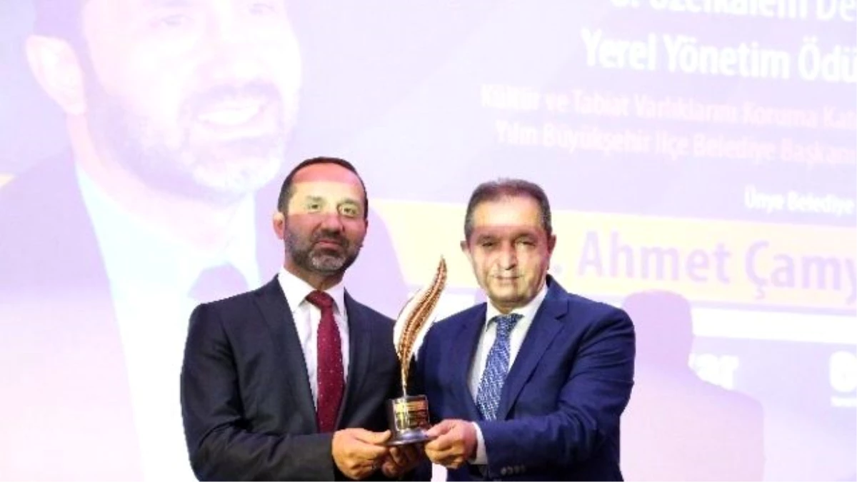 Ahmet Çamyar, Yılın Büyükşehir İlçe Belediye Başkanı