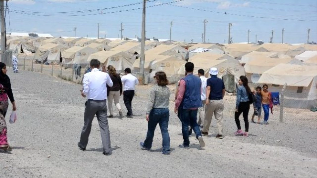 BM Heyeti Viranşehir Çadır Kentinde İnceleme Yaptı