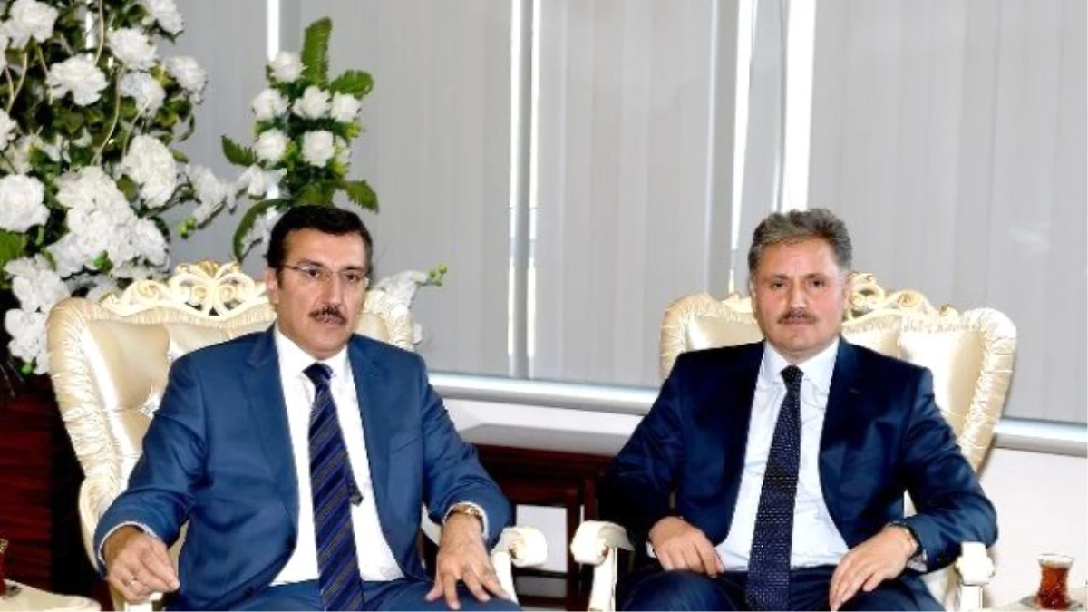 Gümrük ve Ticaret Bakanı Tüfenkci, Başkan Çakır\'ı Ziyaret Etti