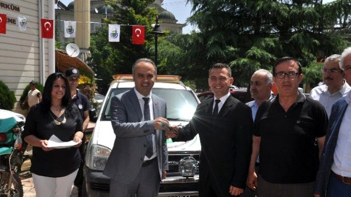 İnegöl Belediyesi\'nden Çiftçi Malları Koruma Meclisi\'ne Araç