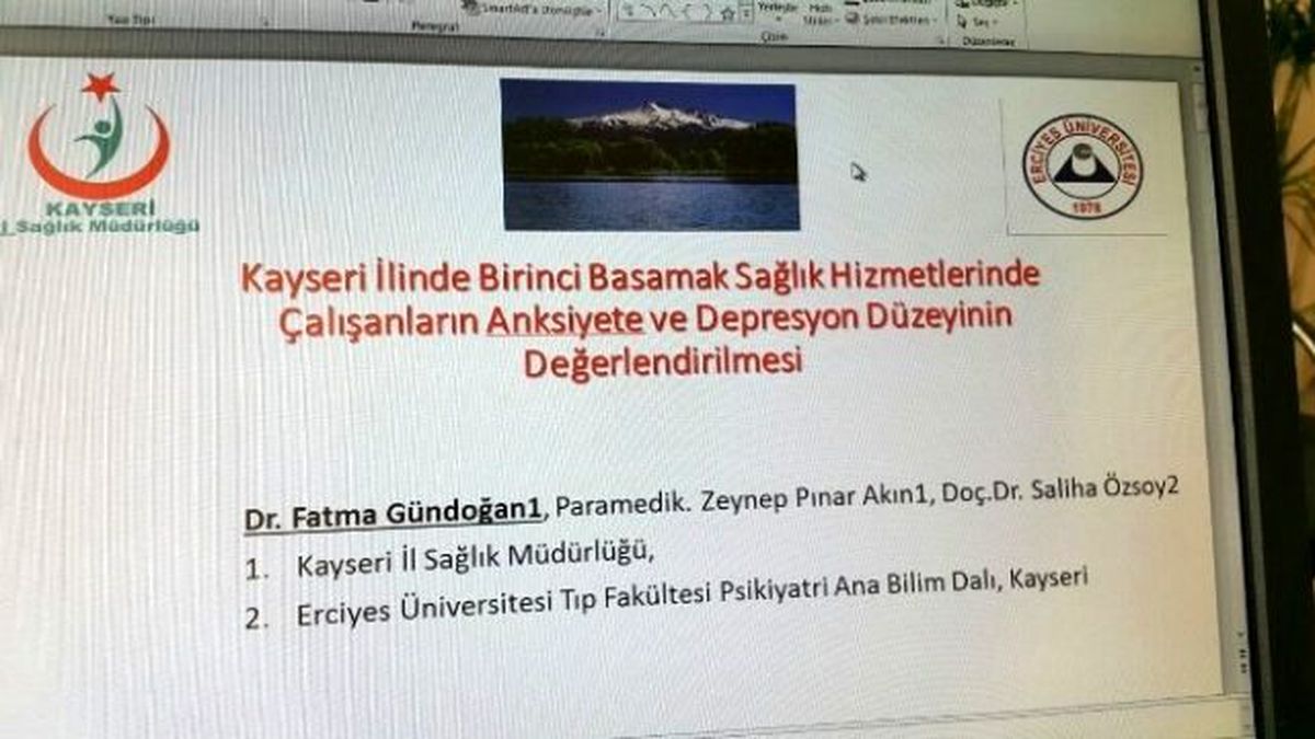 Kayseri Sağlık Müdürlüğü Uluslararası Afet ve Acil Tıp Kongresi\'nde