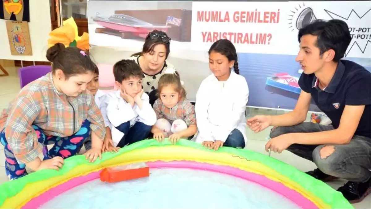 Küçük bilim insanları işbaşında Eğlenerek öğrendiler