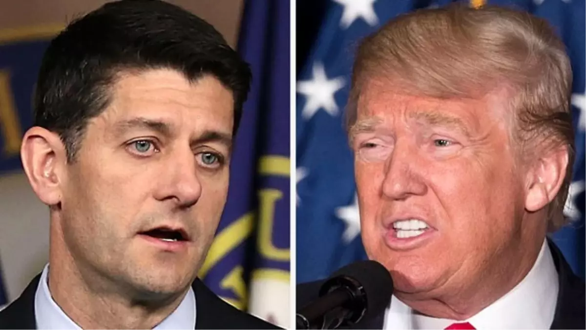 Paul Ryan\'dan Donald Trump\'a Sürpriz Destek