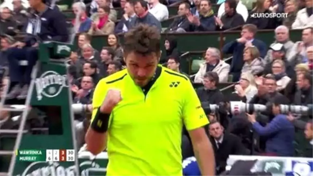 Roland Garros: Stanislas Wawrinka - Andy Murray (Özet)