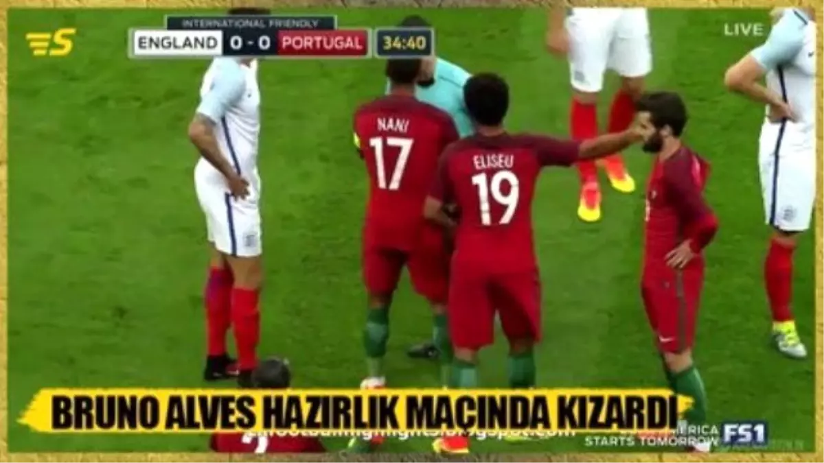 B.alves Hazırlık Maçında Kızardı