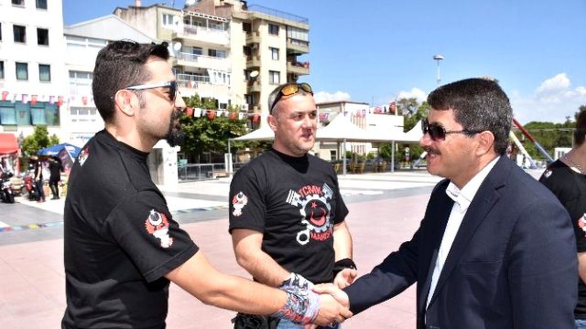 Başkan Çelik Motosiklet Tutkunları ile Bir Araya Geldi