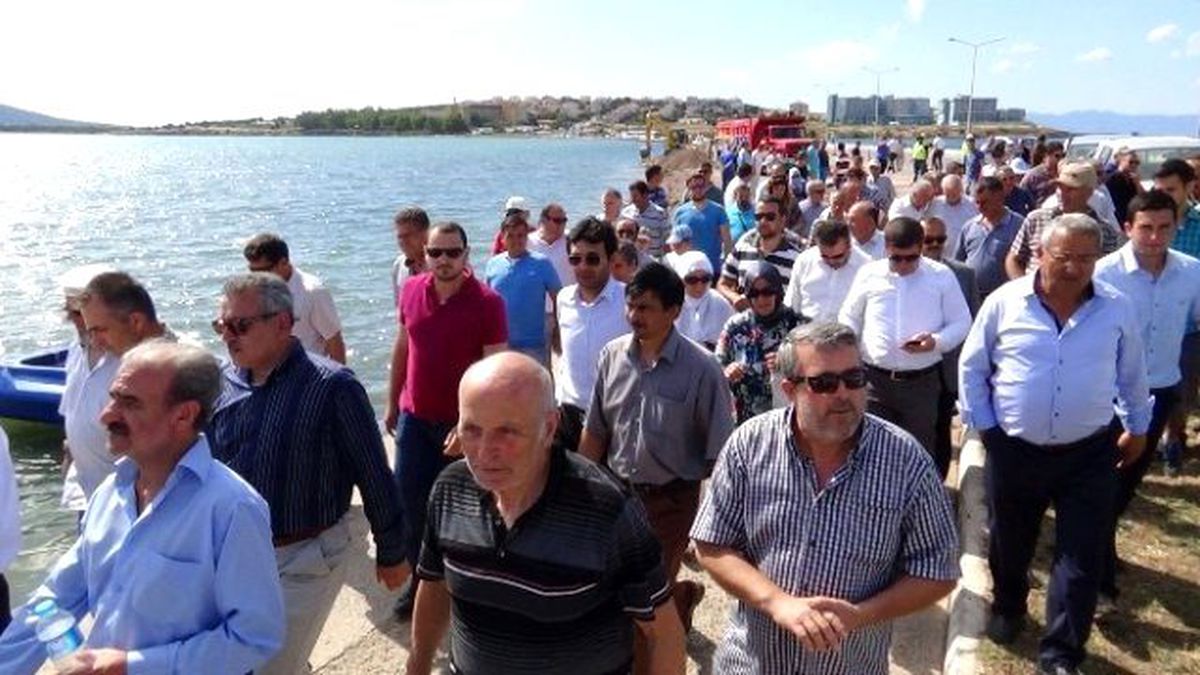 Cunda Taş Eksenli Köprünün Temeli Atıldı