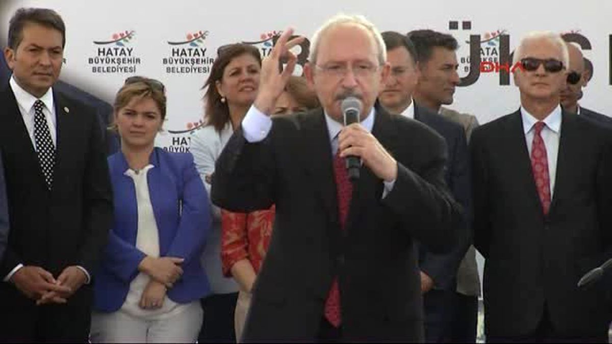Hatay- Kılıçdaroğlu İskenderun?da Yapımı Tamamlanan Köprülü Kavşak Projesinin Açılışını Yaptı -3
