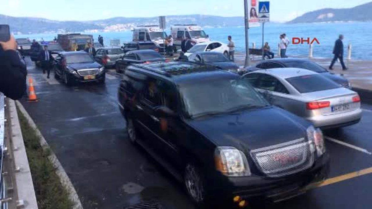 Makam Aracı Yoğunluğu Bakan Elvan\'ı Yürüttü