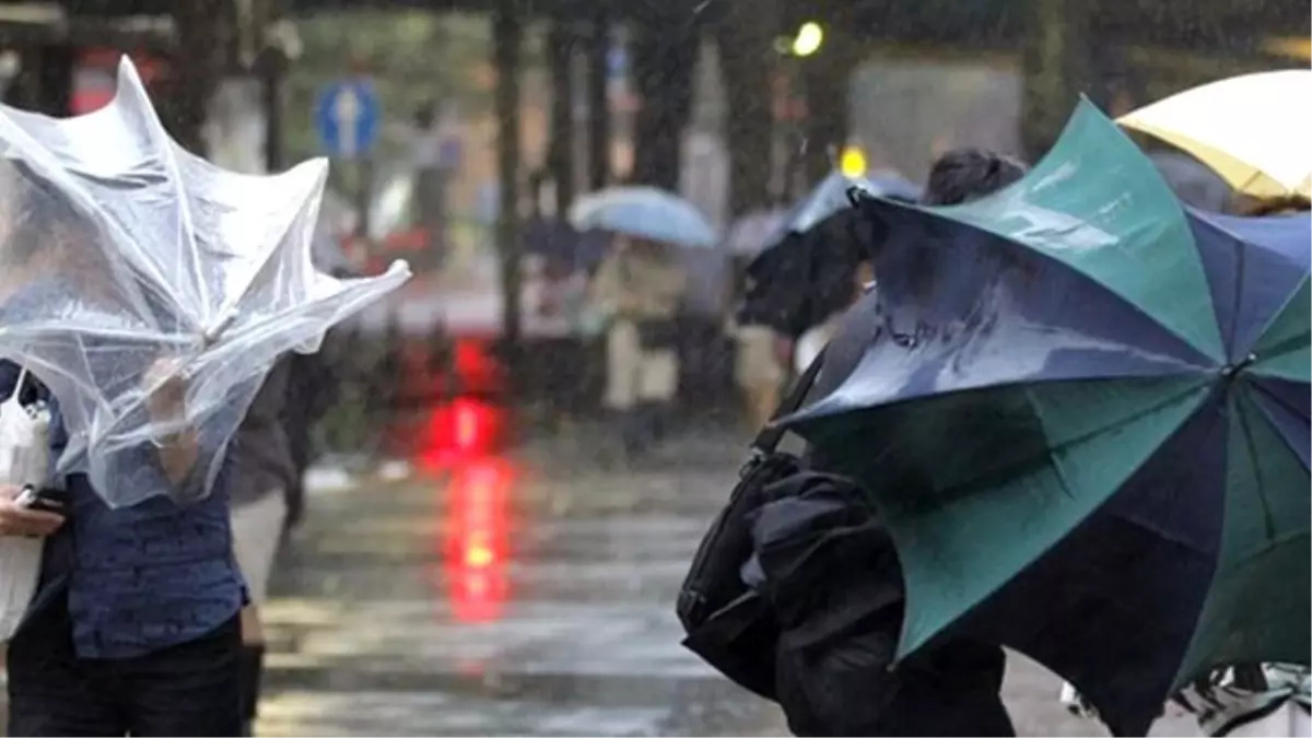 Meteorolojiden İstanbullulara Fırtına ve Sağanak Uyarısı