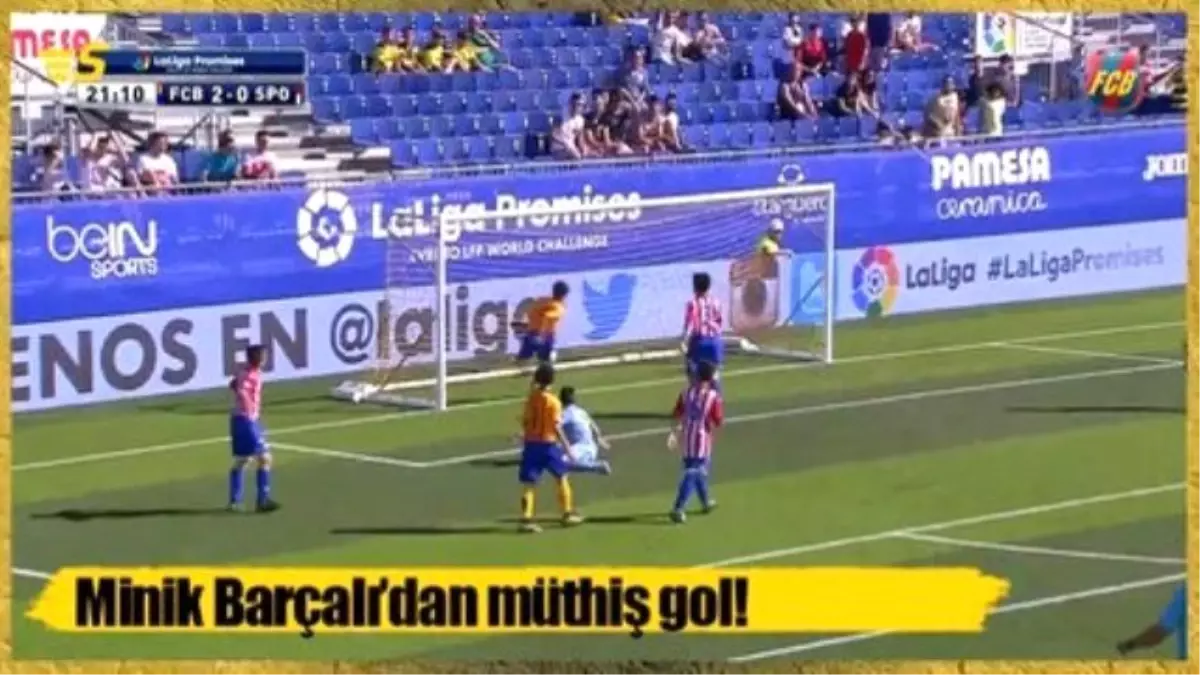 Minik Barçalı\'dan Müthiş Gol!