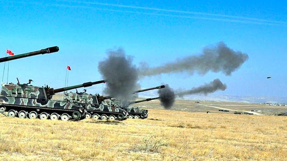 TSK Karadan, Koalisyon Havadan Suriye'deki IŞİD Hedeflerini Vurdu