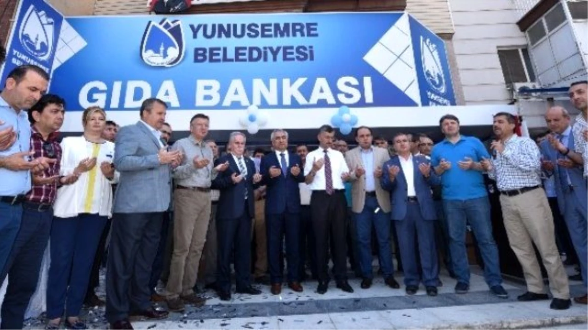 Yunusemre Gıda Bankası Açıldı