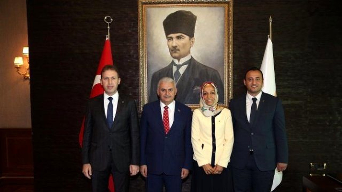Çalapkulu, Başbakan Yıldırım\'ı Ziyaret Etti