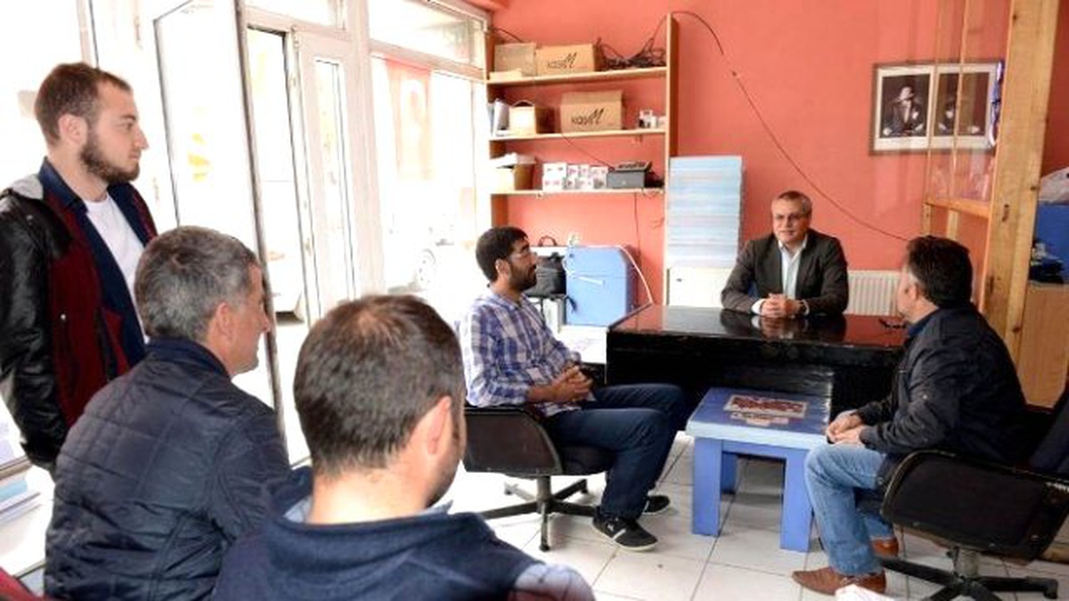 Vali Deniz, Gazetecilere Veda Ziyaretinde Bulundu