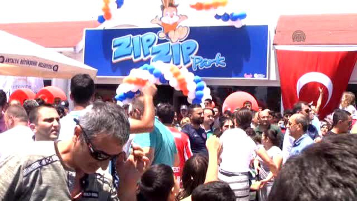 Zıp Zıp Park' Düzenlenen Törenle Açıldı. - Antalya