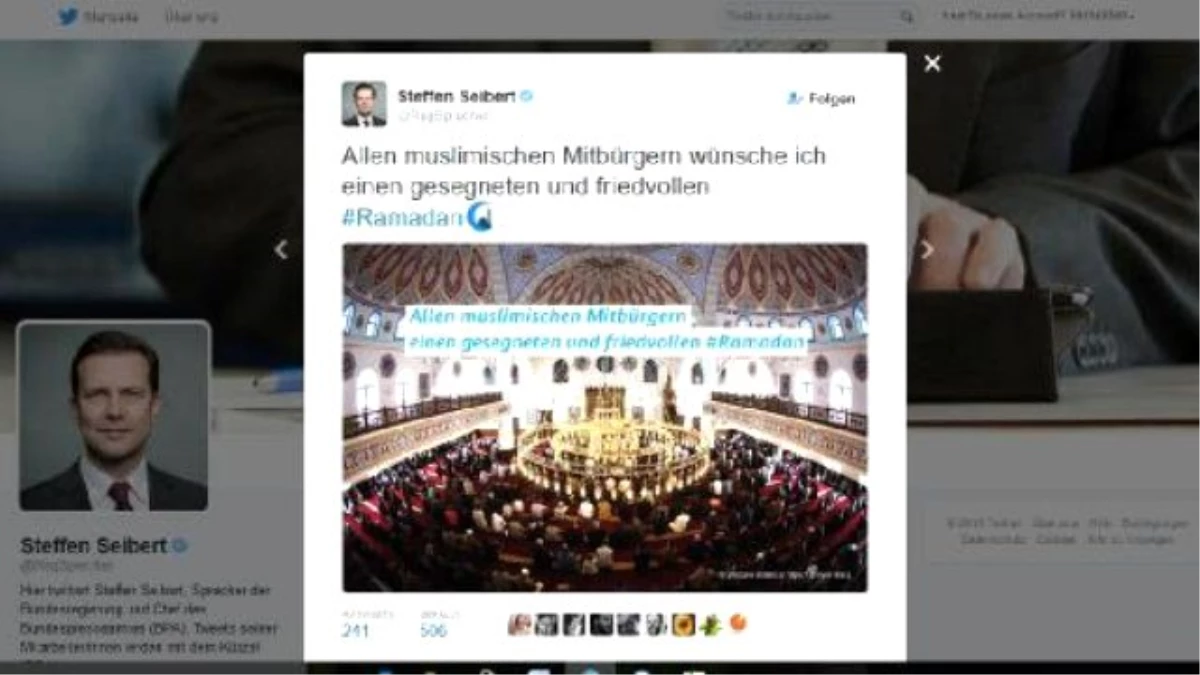 Almanya\'dan Ramazan Mesajı