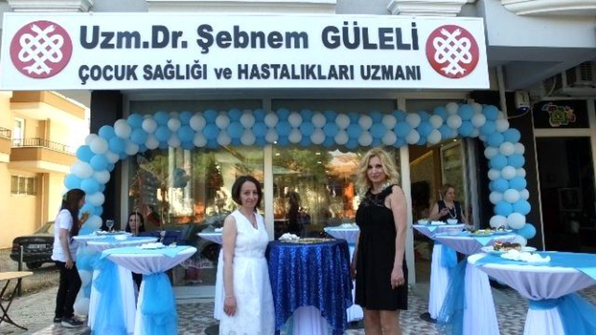 Burhaniye\'de Şebnem Güleli Tek Serbest Çocuk Hekimi Oldu