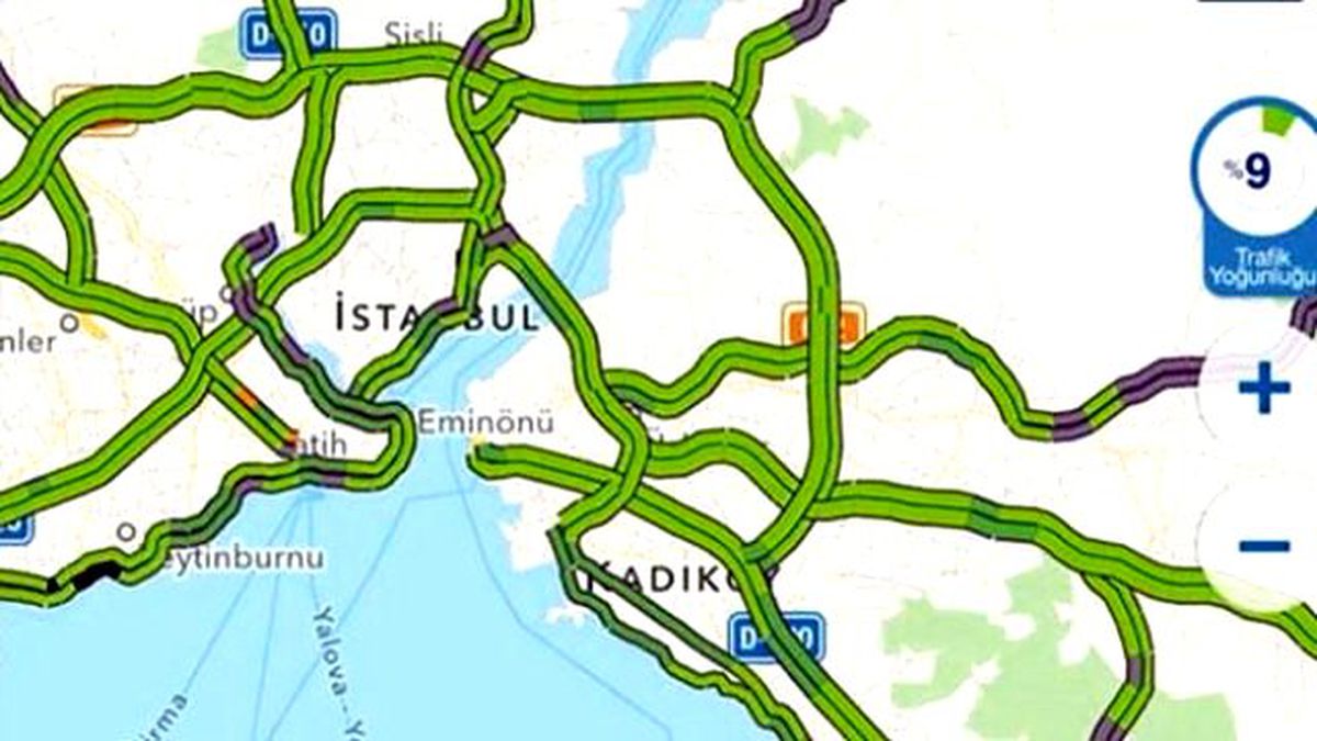 İstanbul Trafiği Akşam Saatlerinde Şaşırttı