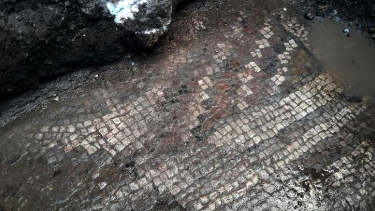 Kanalizasyon Çalışmasında Mozaik Çıktı