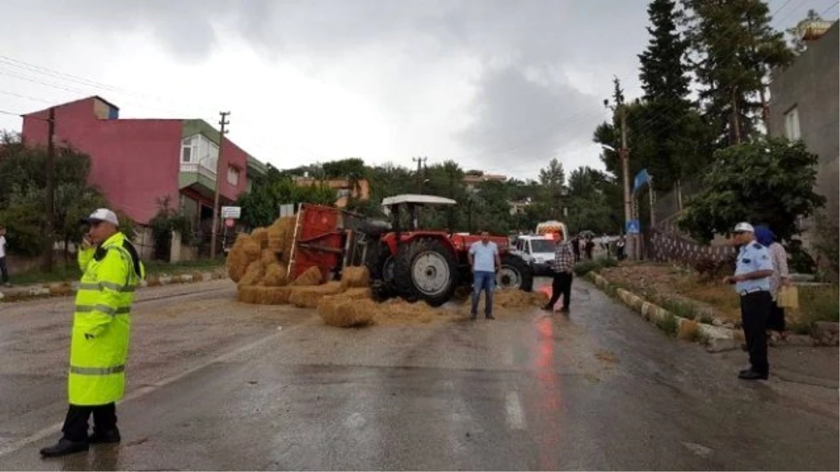 Osmaniye de Okul Servisi ile Traktör Çarpıştı: 1 Yaralı