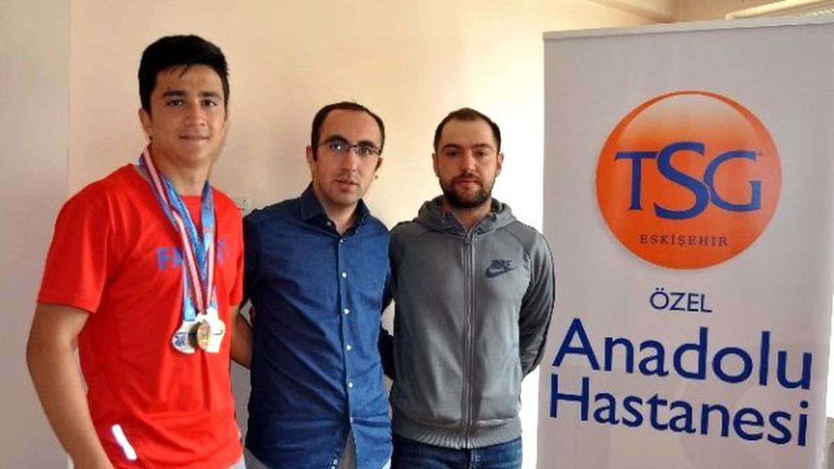Özel Eskişehir Tsg Anadolu Hastanesi Başarlı Sporcuya Sponsor Oldu
