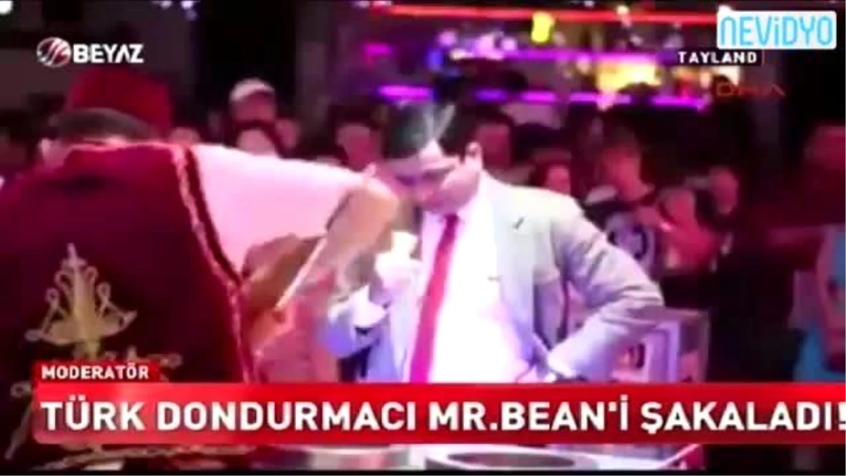 Türk Dondurmacı Mr Bean\'i Şakaladı