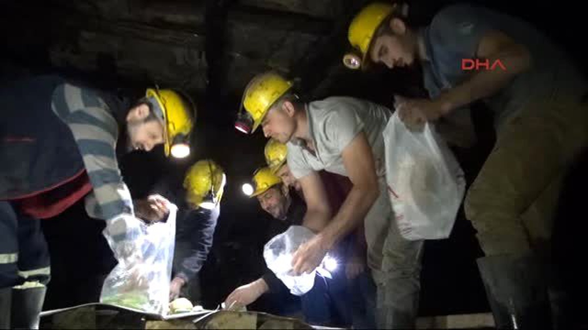 Zonguldak Yerin 400 Metre Altında İlk Sahur