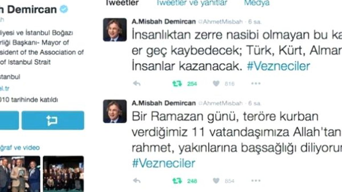 Başkan Demircan\'dan Vezneciler Saldırısına Tepki