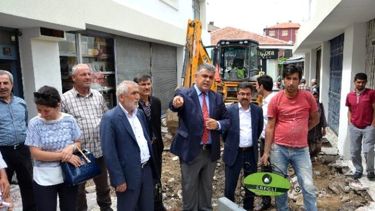 Ereğli\'de Tarihi Uzun Çarşı Yenileniyor
