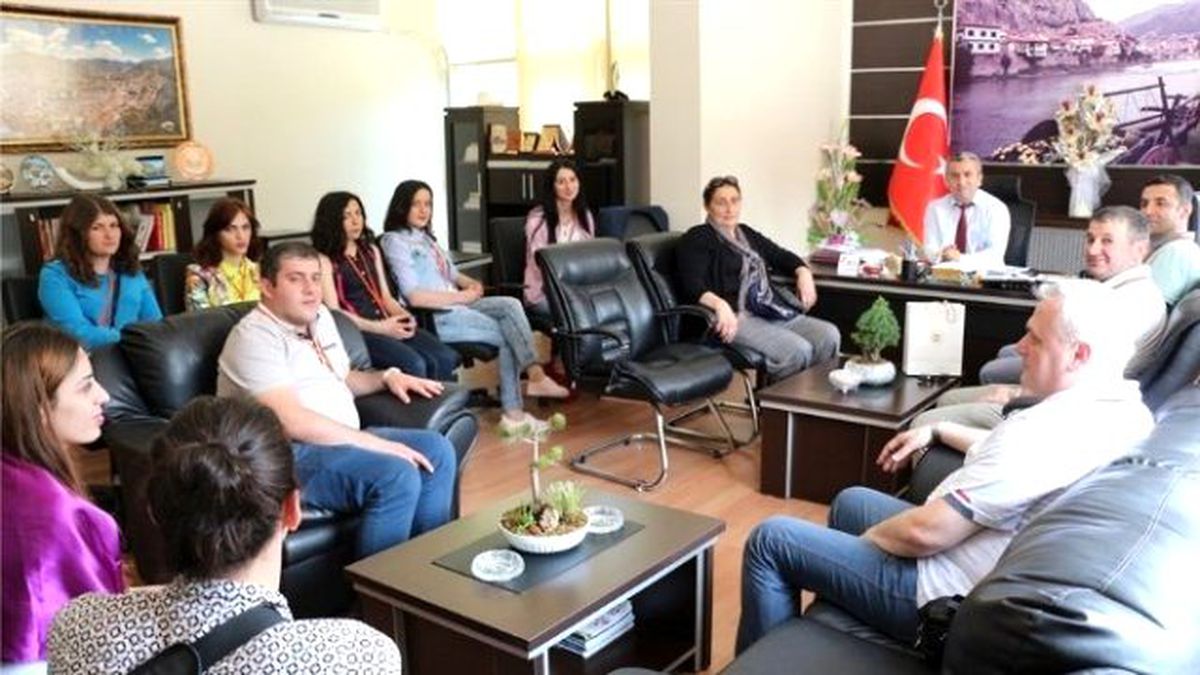 Gürcü Türkoloji Öğrencileri Amasya\'da