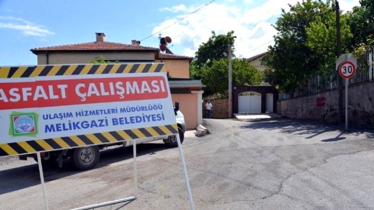 Hisarcık Asfaltlanıyor