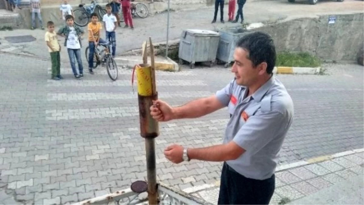 Hisarcık\'ta Ramazan Topu Yerine Ses Bombası Atılıyor