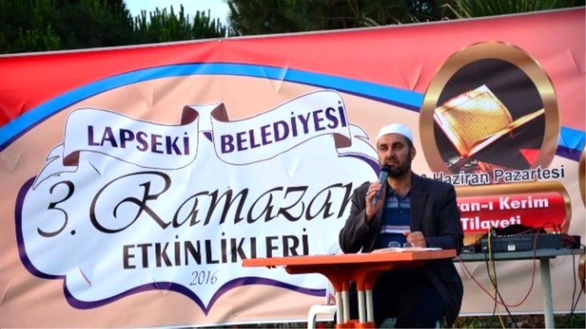 Lapseki\'de Ramazan Ayı Etkinlikleri