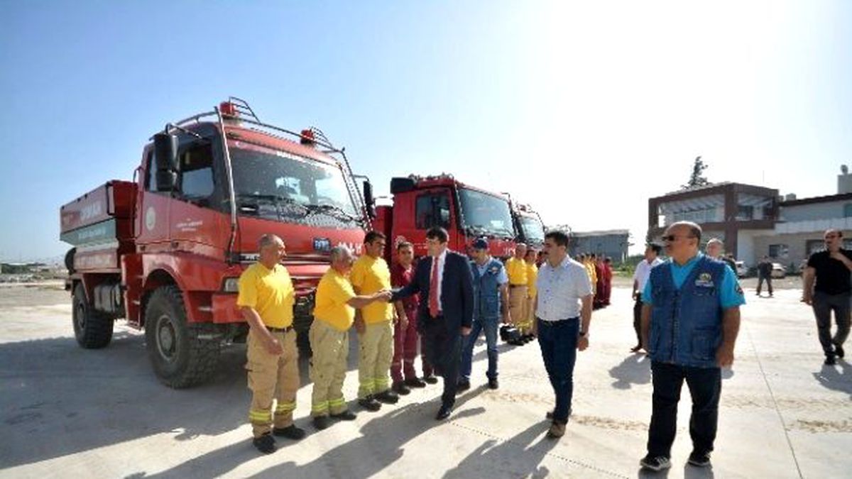 Orman Bölge Müdürü Kırcı Yangın Ekiplerini Denetledi