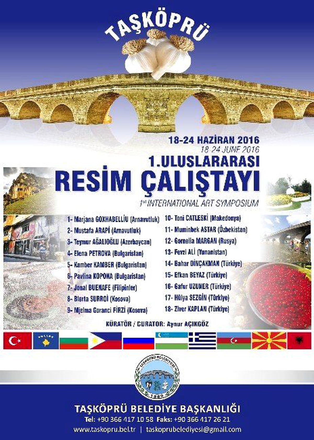 Taşköprü Belediyesi\'nden Uluslararası Resim Çalıştayı